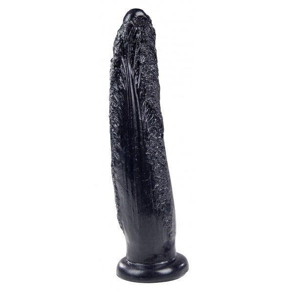 XXLTOYS - Stonehedge - Dildo - insertable length  27 X 6 cm - Black - Made in Europe