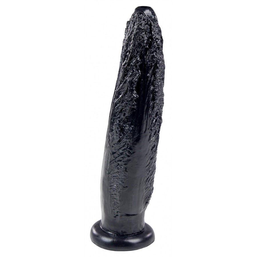 XXLTOYS - Stonehedge - Dildo - insertable length  27 X 6 cm - Black - Made in Europe