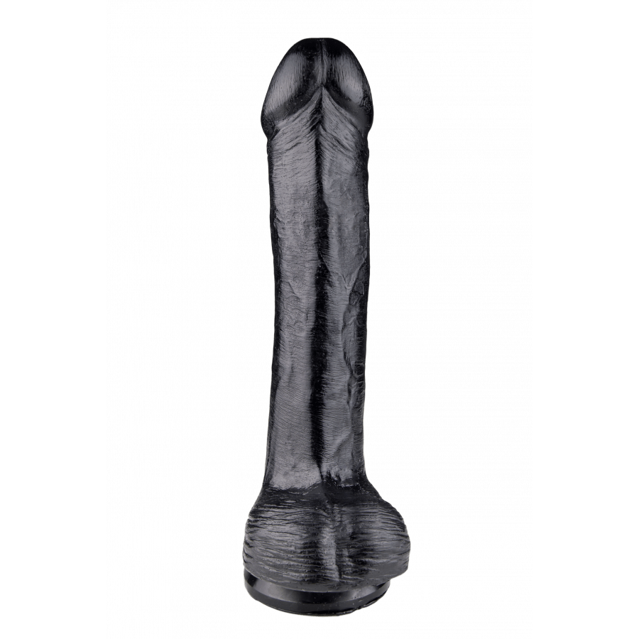 XXLTOYS - Orphy - Large Dildo - Insertable length 28 X 6.5 cm - Black - Made in Europe