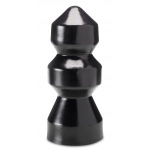 XXLTOYS - Saturnus - XXL Plug - Insertable length 19 X 8.5 cm - Black - Made in Europe