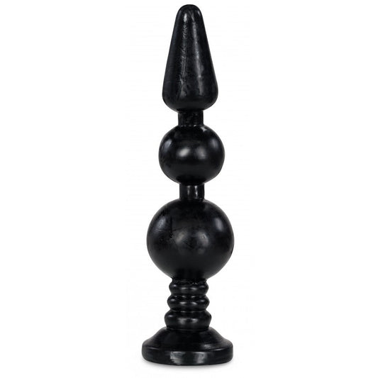 XXLTOYS - Cosmin - XXL Plug - Insertable length 37 X 9.8 cm - Black - Made in Europe