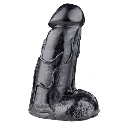 XXLTOYS - Borealis - XXL Dildo - Insertable length 17 X 9 cm - Black - Made in Europe