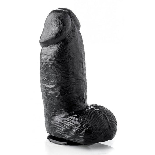 XXLTOYS - Shensan - XXL Dildo - Insertable length 18 X 8 cm - Black - Made in Europa