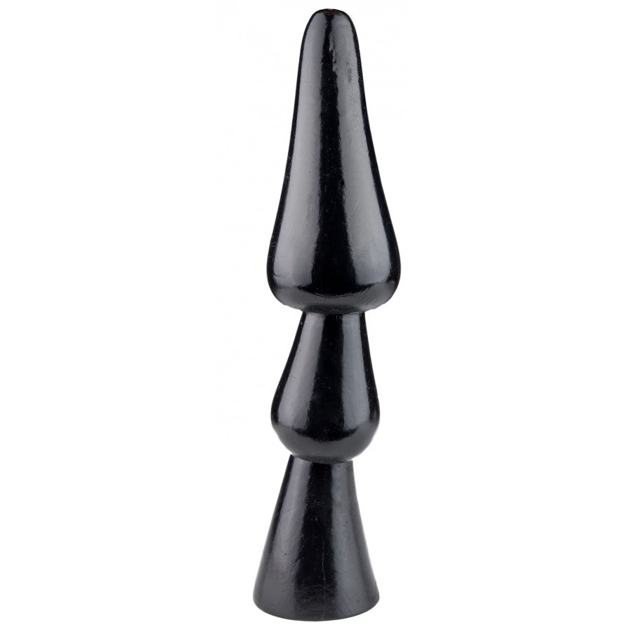 XXLTOYS - Pine Tree- Plug - Insertable length 26 X 6 cm - Black - Made in Europe